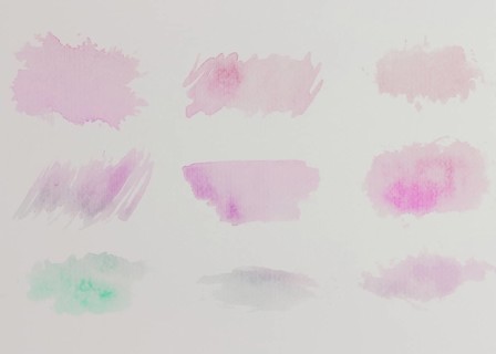 Modern watercolor background with abstract design