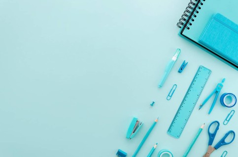Back school witch school supplies