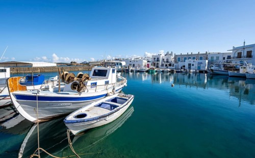 Fishing boats in Naoussa harbour
