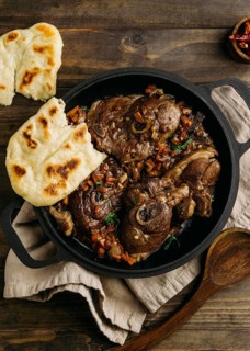 Tasty pakistani dish view
