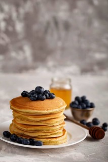 Sweet pancakes composition with