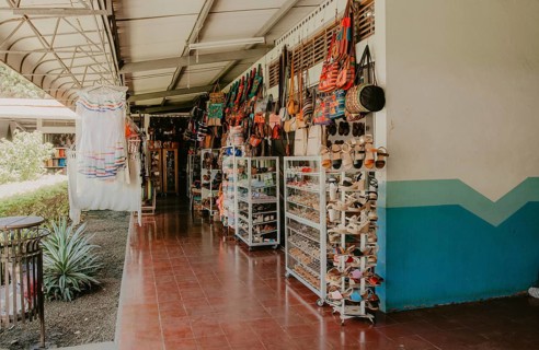 Masaya craft market. Colorful souvenir craft market in Masaya Nicaragua