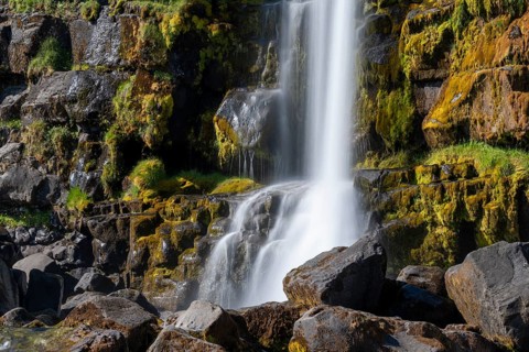 Oexarafoss waterfall