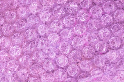 White bubble wrap packing air cushion film texture background