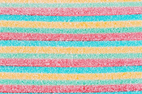Close up sweet sugar candies
