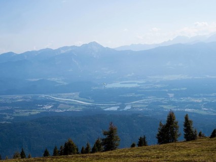 View from the Gerlitzen Alpe into the Drau Valley