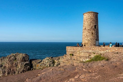 Historic lighthouse at Cap Frehel