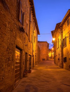 Old town in the evening