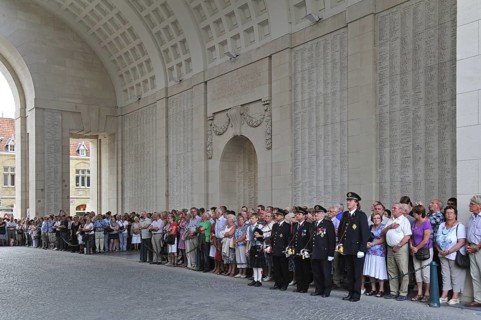 Last Post Ceremony under the Menin Gate Memorial to the Missing