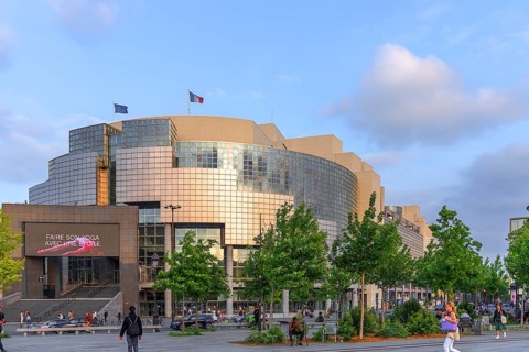 Bastille Opera House in the evening light