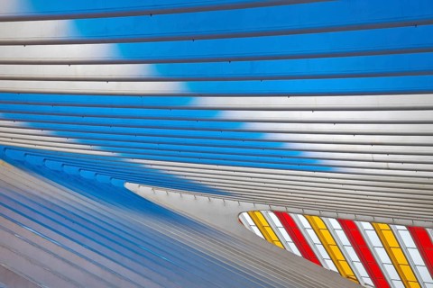 Constructive detail in Liege-Guillemins station