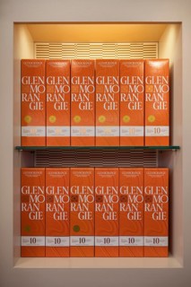 Salesroom of the whisky distillery Glenmorangie near Tain