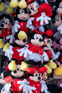 Oktoberfest Plush Toys at Stand Mickey Mouse Munich Bavaria