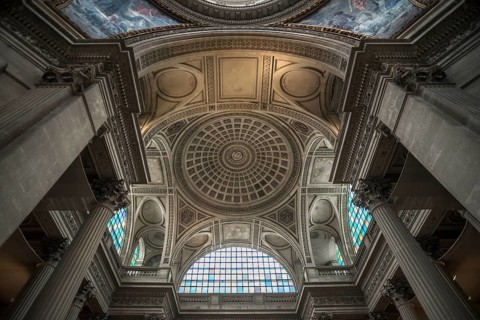 Dome vault inside the Pantheon