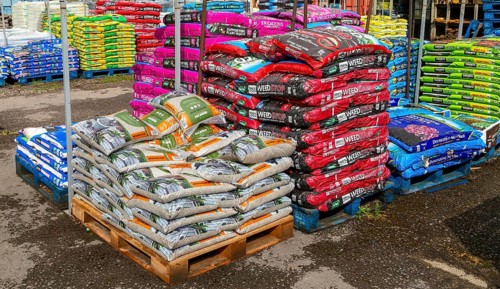 Bags of bark