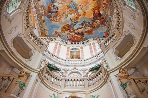 Wurzach Castle with Baroque Staircase from 1723
