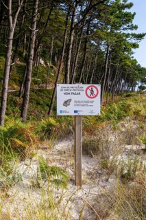 Sign protected area