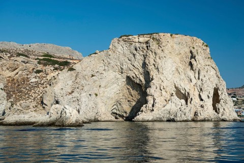 Cave of Seals rock formation near Stegna