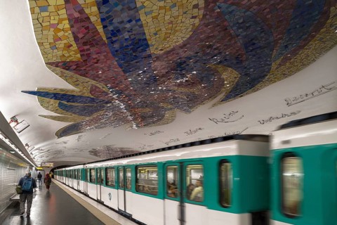 Metro station Cluny-La Sorbonne