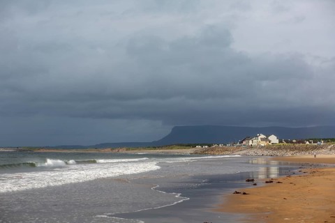 A view of Ben Bulben on a lovely afternoon at the seaside along the Wild Atlantic way. Strandhill