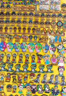 Fridge magnet souvenirs