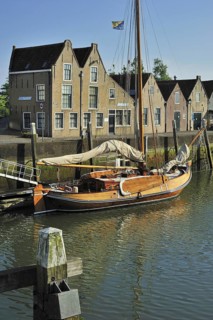 The wooden sailing boat Geertrui