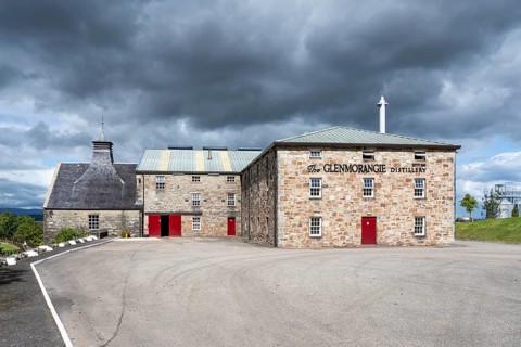 The Glenmorangie whisky distillery near Tain