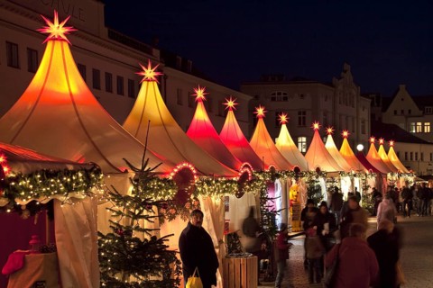 Christmas market in the Hanseatic City of Luebeck