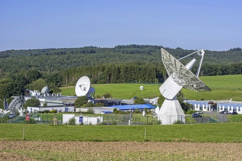 Galileo antennas at the Redu Station