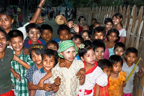 Children in the village