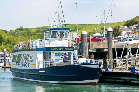 Dartmouth Princess foot passenger ferry boat at Kingswear