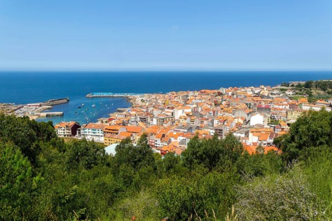 Rooftops of town A Guarda