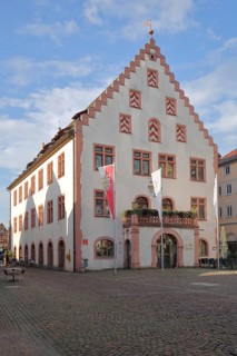 Town hall with stepped gable built 1564