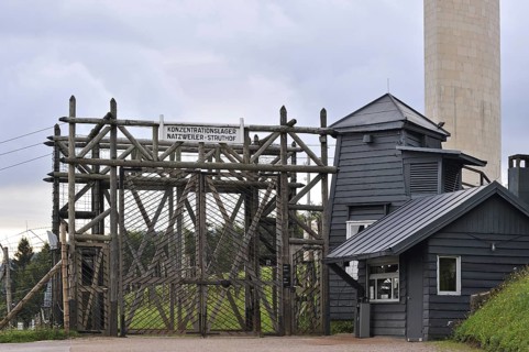 Entrance gate of Natzweiler-Struthof