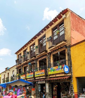 Historic buildings in town centre