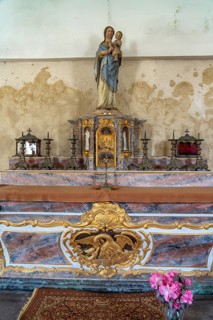Altar of the Chapelle Notre-Dame-de-Bon-Secours in Gatteville-le-Phare