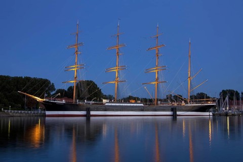 The museum sailing ship Passat