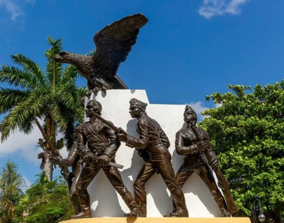 Patriotic sculpture