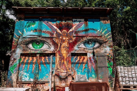 Graffiti on Teufelsberg