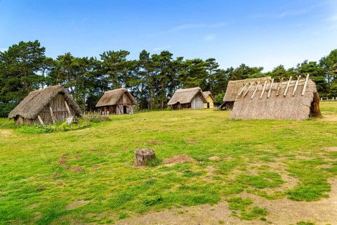 Wood and thatch buildings at West Stow