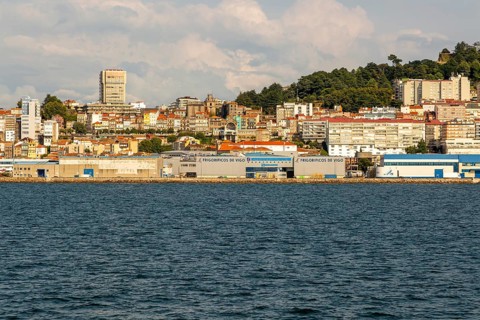 Frigorificos de Vigo storage facility building on waterfront