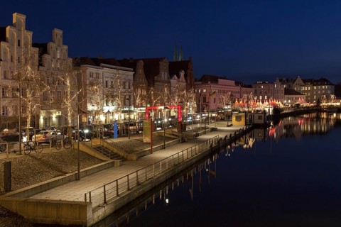 Christmas market in the Hanseatic City of Luebeck