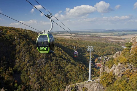 Cable car from Thale to the Hexentanzplatz