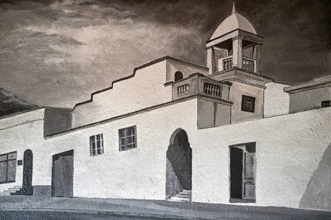Mural in De Waal Street