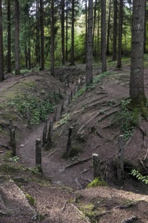 Preserved First World War One London communication trench