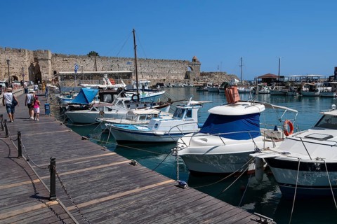 Mandraki Harbour