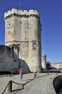 The medieval tower tour Saint-Nicolas in the old harbour