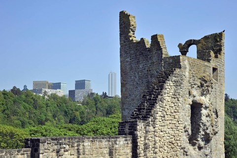Ruin of the watchtower Dent Creuse