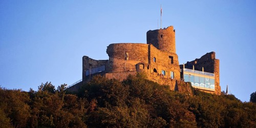 Landshut Castle in the evening light