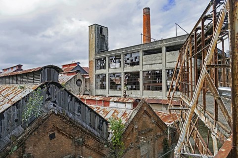 Remains of the Anglo Meatpacking plant